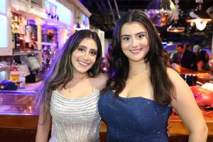 Farrah Mechael and Tamara Mechael smile together following their Ambassador for Peace appointment ceremony at the inaugural Peace Gala in Palm Beach.