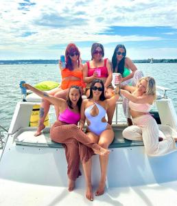 San Diego bachelorette party boat.