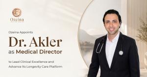 Dr. Akler, newly appointed Medical Director at Ozeina, supporting the company's physician-led longevity, wellness, and personalized healthcare platform.