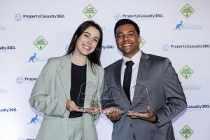 Anna Conger and Arvind Sontha at the Luminaries Awards in Chicago