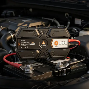Permanently installed, the ANCEL BS400 Super Starter installed uses supercapacitor technology to deliver reliable starting support for compatible 12V vehicles.