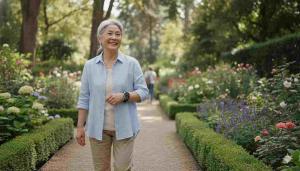 Utah senior woman wearing Vitalis medical alert watch