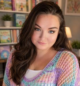 Headshot of children's author Stephanie Thomas