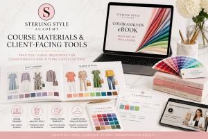Sterling Style Academy Color Analysis Course Materials and Client-Facing Styling Tools