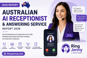 Ring Jenny’s Australian AI Receptionist and Answering Service Report 2026