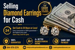 Selling Diamond Earrings for Cash