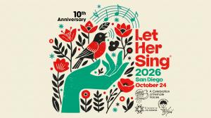 Let Her Sing in San Diego Saturday October 24 poster