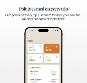 Earn Points Luxury Aircraft Private Jet Charter