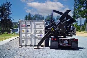 Drybox Delivery with a sideloader truck