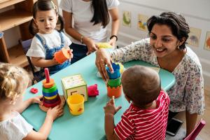 speech therapy in a group setting
