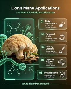 Demeterherb Lion's Mane Mushroom Extract Applications