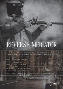 Official exhibition flyer for “Reverse Mediator,” the final chapter of Shintarrow Yoshikawa’s photographic trilogy.