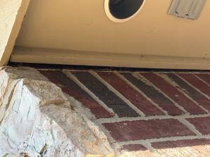 Brick-to-fascia transitions are one of many construction details evaluated during a complete home inspection. Openings as small as ¼ inch may allow mice to enter a home.