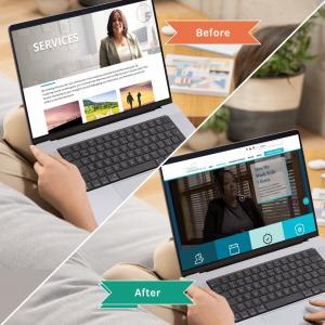 Business Website Redesign Before After Creative Repute