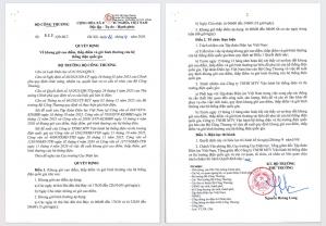 The official Decision No. 963/QD-BCT issued by the Vietnamese Ministry of Industry and Trade (MoIT)