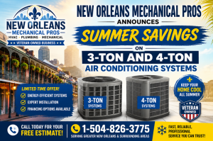 3-Ton and 4-Ton Air Conditioning Systems