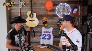 J.R. Greene & Keith Burns — On SuperFan Diaries (Photo Credit SuperFan Diaries)