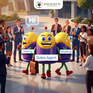 a walking, talking AI sales agent