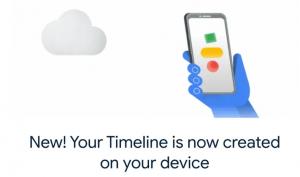 Google migrated Timeline storage to mobile devices