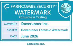 The Farncombe Security® Watermark Robustness Testing Shield Mark
