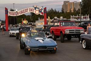 Classic Cars cruising through Sillyville