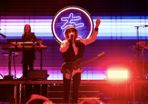 Grammy Award-winning artist, Beck, performs on stage to help raise money for children’s charities