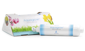 Multipure’s Aquagrow garden hose filter is designed to reduce chlorine in outdoor water used for lawns, gardens, pets, and children’s backyard activities.