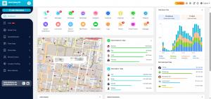 KidsGuard Pro dashboard with quick setup and easy-to-use controls