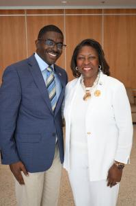 Rosie Allen Herring and Dr. Robert Scott