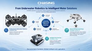 CHASING underwater robotics expertise supporting professional, pool cleaning and smart fishing applications
