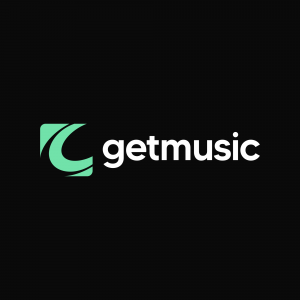 GetMusic logo - subscription platform for beats