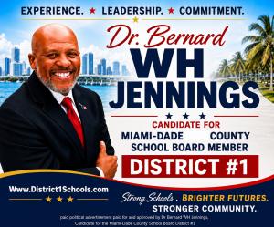 Dr Jennings Stands for District #1