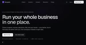Managable All-in-One Client Operations Platform for Freelancers and Studios
