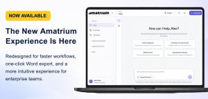 Hero image of the redesigned Amatrium interface.