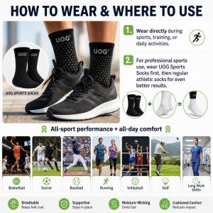 UOG Performance Sports Socks for multi-sport training and active lifestyles