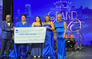 Gioia Ploy Gentile Accepts Dr. Kathryn T. Malvern, 150,000.00 Chairman's Scholarship Award
