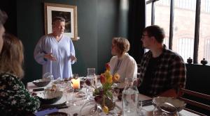 A group in a restaurant