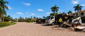XS Trash commercial property cleanout fleet serving Broward, Miami-Dade and Palm Beach County.