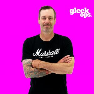 Picture of male named Tim Glomb with GleekOps logo