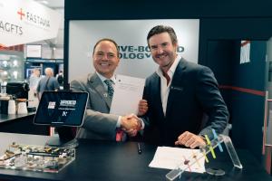 Click Bond CEO Karl Hutter and Bryan Perkins, CEO & President, Novaria Group, at FIA 2026