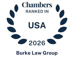 Chambers USA 2026 "Ranked In" badge for Burke Law Group