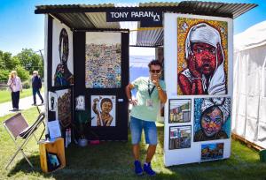 Tony Parana in Richardson at Cottonwood Art Festival