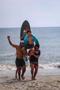 Elian Juarez Winning at OBX Skim Jam | Photo: Garet Pearson
