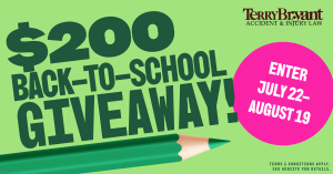 Terry Bryant $200 Back-to-School Giveaway