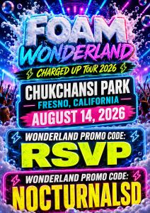 Biggest Foam Wonderland Promo Code is RSVP