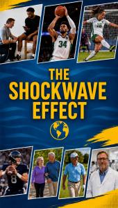 Doctors providing shockwave. Athletes and people who've benefited from shockwave therapy.