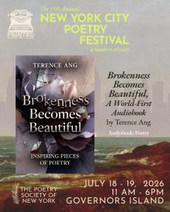 A world-first audiobook "Brokenness Becomes Beautiful" at the 15th Annual New York City Poetry Festival
