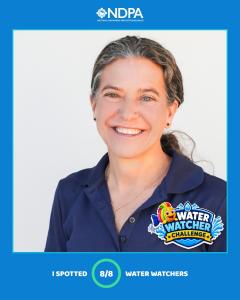Picture of NDPA Executive Director, Alissa Magrum after completing the Water Watcher Challenge