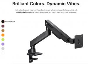 Axis Single Monitor Arm Multi-Color