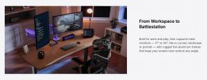 Axis Single Monitor Arm From Workspace to Battlestation